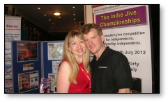 Kerrin & Luci Osmond at the Indie Jive Champs